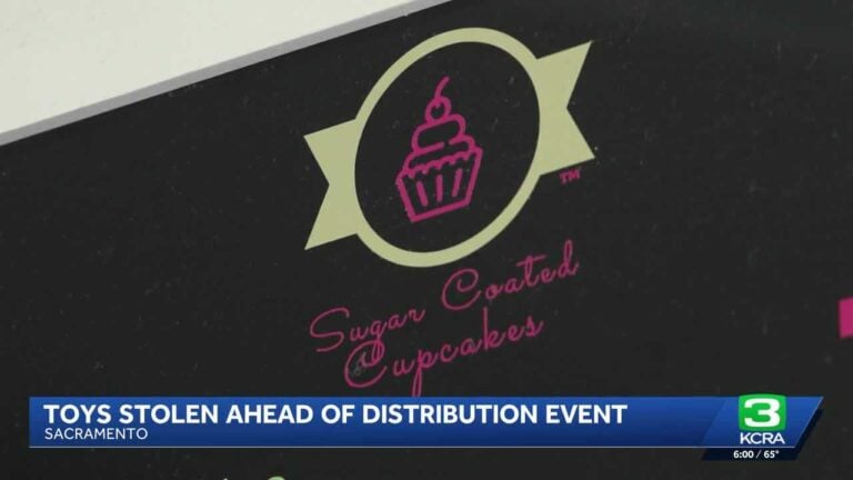 Sacramento bakery asks for help after toys meant for children's giveback event stolen