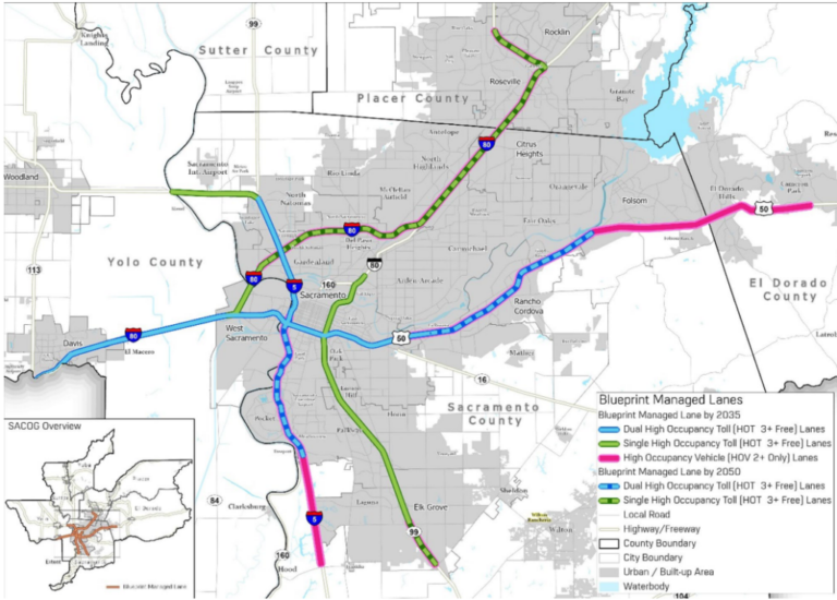 More toll lanes in the works for Sacramento region freeways