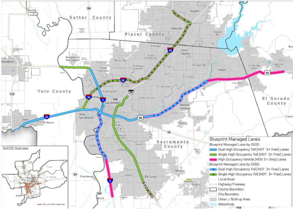More toll lanes in the works for Sacramento region freeways